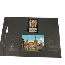 Vintage 1959 Trier Holy Robe Scrapbook Page Postcards Dom Cathedral Germany picture