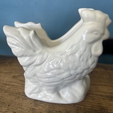 Country Living Ceramic Chicken Napkin Holder Rooster picture