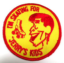 Jerry's Kids Roller Skating Patch Jerry Lewis MDA Telethon Vintage picture