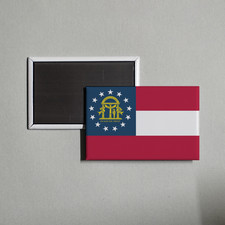 Georgia State Flag Fridge Magnet Fridge Magnet picture