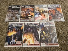 Transformers Dark Of The Moon Foundation #1,Rising Storm 1,2,3 & Movie Adapt 1-3 picture