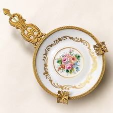 Antique Limoges Vieux Versailles Hand Painted Porcelain Ormolu Brass picture