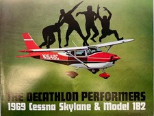 (2) Vintage 1969 Cessna Skylane & Model  182 Dealer Sales Brochures picture