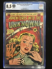 Adventures Into The Unknown 22 1951 CGC 8.5 OW Ken Bald PCH ACG Comics picture
