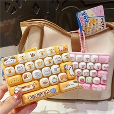 26-Key Clicker Fidget Keychain Anti Stress Keyboard Keycap Toy picture