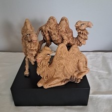 1983 Fontanini Depose Italy Set Of 3 Standing Laying Camels Christmas Nativity  picture