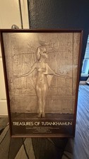 RARE Vintage 1976 “Treasures of Tutankhamen”museum exhibition poster picture