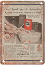 Vintage 1932 BON AMI Powder Cake Deluxe Ad Reproduction Metal Sign ZF418 picture