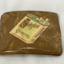 Rare Vintage Chesterfield Calligraphy Cigarette Marbled Case-Germany picture