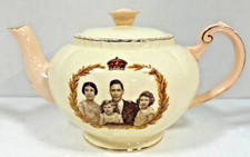 THE ROYAL FAMILY PORTRAIT 1937 BY MARCUS ADAMS TEAPOT - J. FRYER & SON picture
