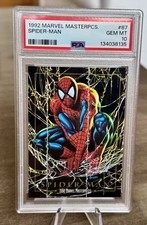 1992 Joe Jusko Marvel Masterpieces Spider-Man PSA 10 Pop 82 Ultra Rare #87 picture