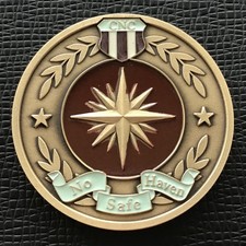 CIA Clandestine Service Crime and Narcotics Center CNC Challenge Coin picture