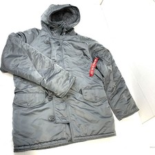Vintage Alpha Industry Military Cold Weather Parker Size Small Type N 38 - I N picture
