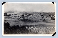 RPPC 1918. WWI BASEBALL STADIUM, BASEBALL GAME IN CUBA. POSTCARD A2 picture