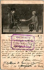 Florence Italy Il Salvatore Poem Postcard Used (32438) picture