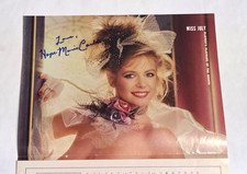 HOPE MARIE CARLTON PLAYBOY MAGAZINE FULL CENTERFOLD SIGNED AUTOGRAPH COA picture