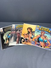 Tomb Raider Comic Lot Dynamic Forces Foil Virgin Cover Wizard 1/2 Signed COA Set picture