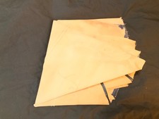 WWII U.S. fabric white star/ blue surriund glider section, dated 6 June 1944 picture