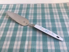 Vintage Fruit Pattern Pie / Cake server Stainless USA Serrated edge Utensil NICE picture