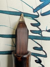 F Waterman 52 Red Ripple 14K Soft FULL FLEX nib (video) picture