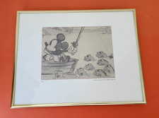 Vintage 1931 Original Story Sketch of Mickey Mouse from Fishin Around picture