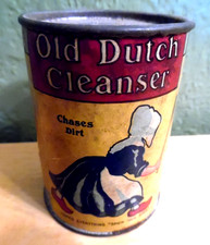 PAT. MAY 14-1907 OLD DUTCH CLEANSER FREE SAMPLE TIN UNOPENED MKD FOR AUSTRALIA picture