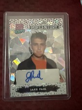Jake Paul 2023 Leaf Pop Century Pro Set Raps Signature Cracked Ice Auto RC 12/15 picture