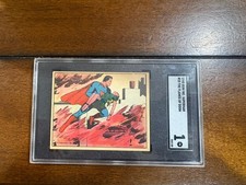 1940 Superman with Lois Lane (“Rookie Card”) #28 SGC 1 picture