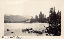 Antique 1926 Meek's Bay Resort Lodge Lake Tahoe 1920s Photo Beach People View picture