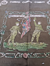WW1 Or WW11 Souvenir Hankerchief picture