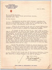 1931 LETTERHEAD CAPE COD COUNCIL BOY SCOUTS OSTERVILLE PROPOSAL BARNSTABLE FAIR picture