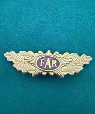 RARE VINTAGE CUBAN CAP WING PIN BADGE MEDAL FAR REVOLUTION REPUBLIC COLLECTIBLE picture