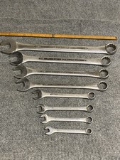 Vintage S-K Lectrolite  Combination 8 Pc Wrench Set Made in USA picture