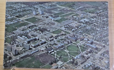 1968 Illinois State University Normal Illinois Aerial Campus Vintage Postcard picture