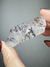 Natural Dendritic Quartz Freeform | Scenic Landscape Quartz with Black Dendritic picture