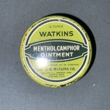 Vintage Watkins Menthol Camphor Tin picture