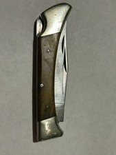Vintage Parker Cutlery Company Clip Point & Saw Blade Folding Knife picture