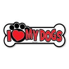 I Love My Dogs Magnet picture