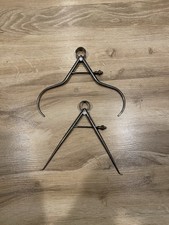 (2) L. S. Starrett Round Leg Spring Calipers  6 1/2