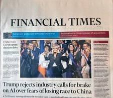 The Financial Times Monday September 14 2026 picture