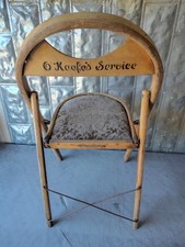 Antique Vintage O'Keefes Service Station Advertising Chair picture