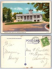 1935 Mansion House Druid Hill Park Baltimore MD Postcard Posted C.T picture