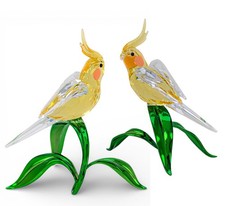 New 100% Genuine SWAROVSKI Crystal Idyllia Cockatiel Bird Deco Display 5721544 picture