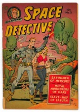 Space Detective #2 G/VG 3.0 Comic Avon Comics 1951  - READ DESCRIPTION picture