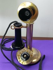 Teléfono Antiguo Candelero Western Electric 20AL Original Funcional picture
