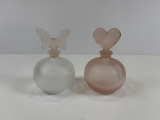 Enesco Deisgned Giftware 1986 2 Perfume Bottle Fragrance Container Storage picture