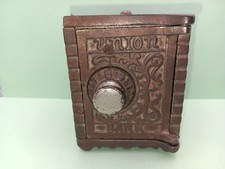 Antique Kenton Union Bank Cast Iron Still Bank – Original Finish – 1910s picture