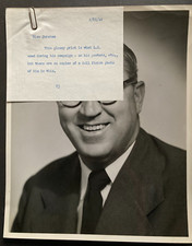 1949 Lowell Stockman glossy b/w photo Congressman Oregon Portland 9.8 x 8.3 in picture