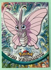 1999 Topps Pokemon TV Animation  #49 Venomoth  Red logo  Near Mint picture