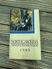 North Carolina Transportation Map 1989 picture